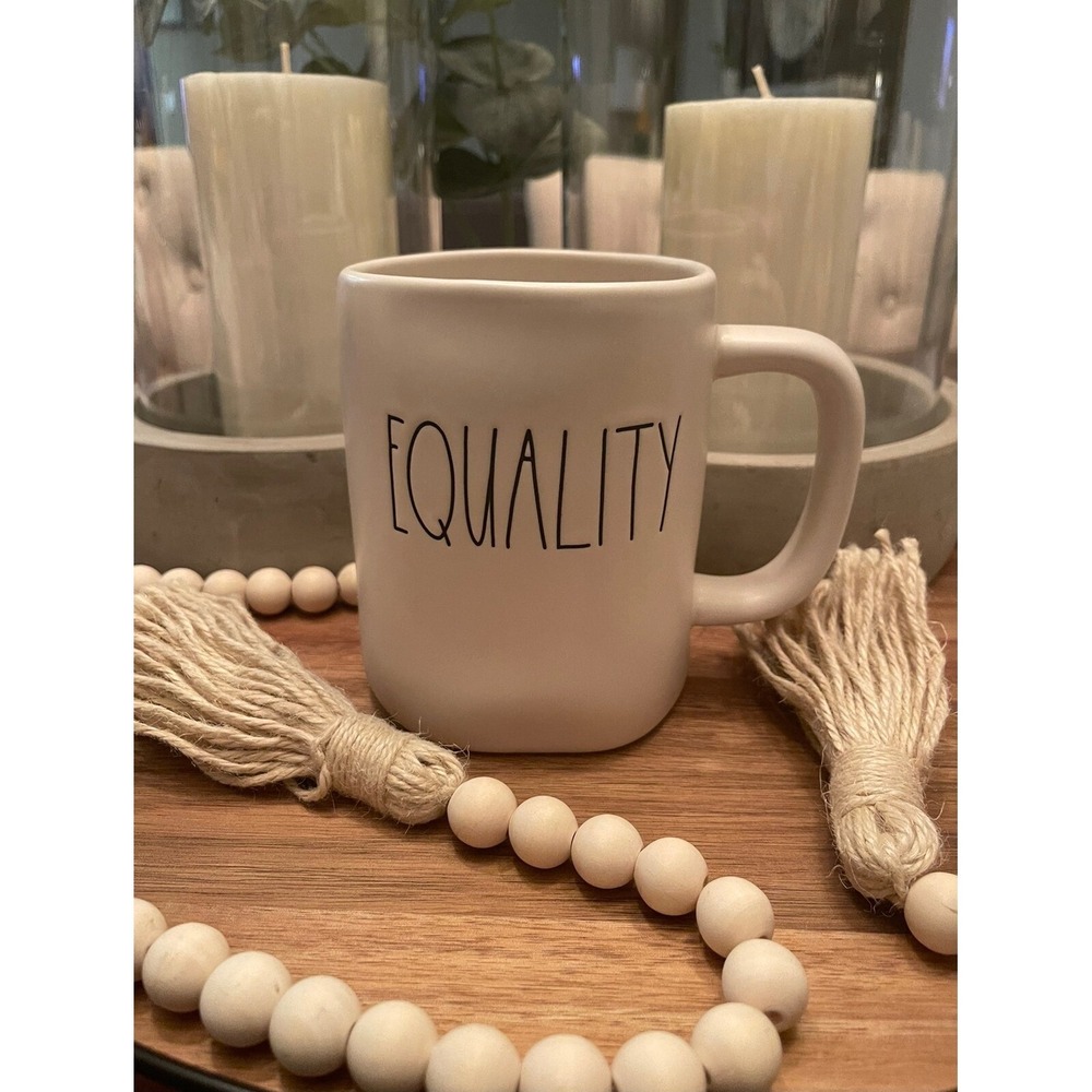 Rae Dunn Equality Coffee Tea Kitchen Mug Decor Pride